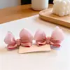 Lindo Clip Lateral Estéreo Lazo Pinza para el Cabello Orejas de Conejo Tela Completa No Lastima el Cabello Accesorios para el Cabello de Niños Pinza de Pato Bebé