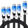 Cable de datos de carga súper rápida PD con pantalla digital en tiempo real y función de apagado automático, compatible con dispositivos Apple, Huawei, Samsung, Xiaomi, Honor y VIVO