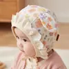 Gorro de encaje para protección de oídos de bebé de 3 a 12 meses, estilo fino de primavera y otoño, diadema de princesa linda y versátil para bebés pequeños