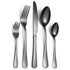 Amazon Cross-border 1010 Conjunto de Talheres de Aço Inoxidável Hotel Estilo Ocidental Garfo, Faca de Bife e Colher Banhados a Ouro 4 Peças Principais