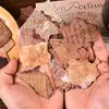 50 pegatinas vintage quemadas en inglés con marcas de fuego, materiales de diario estilo ins, decoración para funda de teléfono, pegatinas impermeables para bricolaje