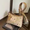 2026 Nova Bolsa Feminina de Flores Antigas Transfronteiriça Bolsa de Mão Retrô Bolsa de Ombro Bolsa Hobo Estampada de Grande Capacidade Bolsa Transversal