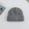 Gorro de Punto Cálido de Cabeza Grande para Otoño e Invierno para Hombres y Mujeres, Versátil Versión Coreana A prueba de Frío Engrosado con Forro de Felpa Protección para los Oídos para Ciclismo