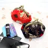 Nuevo monedero de tela con estampado de carpa dorada, bolso de mano creativo para mujer, boca dorada impresa, bolsa hecha a mano, producto terminado al por mayor