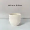 Taza de té de calabaza sin esmaltar de cerámica, bandeja de té sin esmaltar, taza, arcilla blanca alta de Jingdezhen, pieza en blanco para pintar DIY