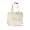 Bolsa Tote Minimalista Estilo Inglês Personalizada com Grande Capacidade, Versátil para Uso Diário, Bolsa de Mão em Lona, Bolsa de Ombro de Cor Sólida, Design de Nicho