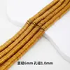 He Wen Wan Fio de Mão Contas Espaçadoras Acessórios Caroço de Oliva Casca de Coco Turquesa Sintética Contas Espaçadoras Almofada de Couro Acessórios para Contas de Pulseira