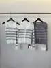 KAPOKConjunto de dos piezas de cárdigan de punto a rayas versátil estilo coreano + chaleco de rayas con cuello en U 26799