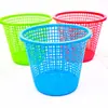 Cubo de basura de plástico perforado, contenedor de almacenamiento para residuos varios, cubo de basura pequeño para sala de estar, cocina, baño, papelera de oficina