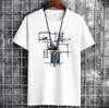 Playeras de Manga Corta para Hombre al Mayoreo para Hombre 2025 Verano Nueva Tendencia Estampadas Ins Playeras Sueltas Marca de Moda para Estudiantes Tops