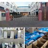 Zapatos Blancos Antiestáticos de Cuatro Agujeros PU Engrosados Antideslizantes para Fábrica Electrónica a Prueba de Polvo Verano Anti-olor Transpirables de Trabajo Zapatos Electrostáticos