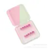 Use um sorriso corado, olho de gato de felino, livro vermelho com adesivo de nail art simples e delicado, tamanho do produto acabado, atacado