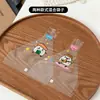 Saco de Embalagem para Bolinhos de Arroz Antiembaçante Triângulo Estilo Japonês Barraca de Algas Plástico de Grau Alimentício Desenho Animado Embalagem Aquecível em Micro-ondas