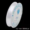 Cuentas Hechas a Mano Hilo de Pescar Transparente Invisible Ensartado Cuentas de Arroz Collar Pulsera DIY Pulsera Joyería de Perlas Accesorios Materiales