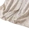Camiseta de Manga Corta de Algodón y Lino de Talla Grande para Mujer, Nueva de Verano, Camisa Ruffled Casual Artística Retro Vintage