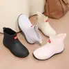 Zapatos Impermeables Nuevos para Pareja, Botas de Lluvia para Hombre y Mujer, Botas de Lluvia Coreanas para Estudiante de Caña Corta, Versátiles Resistentes al Desgaste Antideslizantes con Suela Gruesa