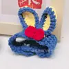 Pulseira de Orelhas de Coelho Acabadas Tecida à Mão Acessórios Cachorro Gaoxi Pulseira de Orelhas de Coelho Fofa para Casal Crianças