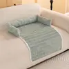 Alfombrilla antideslizante semi-cerrada para mascotas transfronteriza, adecuada para todas las estaciones, se puede usar en sofás, alfombrilla para perros, alfombrilla para gatos, colchoneta gruesa de terciopelo para dormir mascotas
