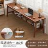 Mesa longa Mesa estreita inclinada para parede Mesa retangular Mesa dupla Home Computer Desk Bancada de perna de madeira maciça