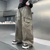 Pantalones para niño estilo nuevo primavera y otoño 2026, elegantes y geniales, pantalones cargo casuales de pierna ancha para niño de otoño