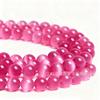 Cuentas Sueltas Ojo de Gato de Colores Cuentas Redondas Ojo de Gato Vidrio Sintético Cuentas para Joyería DIY Accesorios para Pulseras Collares