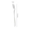 Acero Inoxidable 304L Tenedor para Fruta Almacenamiento Set Portátil de Cubiertos Tenedor de Postre Tenedor para Pastel Tenedor para Mooncake Personalizado Venta al por Mayor