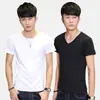Camiseta de manga corta lisa de verano para tallas grandes, camiseta básica, chaqueta casual para personas con sobrepeso, extra grande, casual, al por mayor