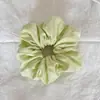 Goma para el pelo tipo scrunchie de color sólido simple estilo bosque para mujer, Cinchuelo de alta gama para el cabello, Alta elasticidad, Accesorio para el cabello con banda de goma duradera