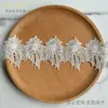 8,8cm Renda Floral Vazada Solúvel em Água Lolita Bordado Exquisito Acessórios de Decoração para Vestido de Casamento Atacado