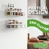 Estante Triángulo para Baño, Estante Transfronterizo sin Perforaciones, Estante de Almacenamiento Rectangular de Aluminio Espacial para Baño con Ventosa, Cocina