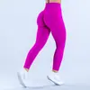Pantalones Deportivos de Yoga Fitness Cruzados de Amazon de Cintura Alta Levanta Glúteos de Lycra Sin Costuras para Mujer