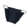 Calcinha de Cintura Baixa para Meninas, Biquíni, Respirável, Borda de Renda, Seda de Gelo, Secagem Rápida, Sem Costura, Tiras Finas, Triângulo, Forro 100% Algodão