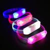 Pulseira Luminous de TPU com Sensor de Música Controlada por Som Quadrada Piscante Pulseira Luminous para Torcer em Shows