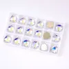 Triángulo de Grasa K9 Fondo Plano Cosido a Mano Diamante AB Vidriera Hebilla Plana Pedrería Joyería Accesorios DIY Ropa Accesorios Pegatinas