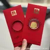 Oro Puro 999 Princesa, ¡Por Favor Hazte Rica! Nuevo Estilo Sobre Rojo Pegatina para Teléfono Regalo para Reunión Anual de la Empresa Contrato