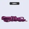 Cordones Redondos de Seda Dorada 3-4MM Coloridos Reflectantes Casuales Deportivos Cordón Redondo para Zapatos Persona Perezosa Cordones al por Mayor