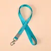 Lanyard de Poliéster de Color de 1.5cm Tarjeta de Trabajo Certificado de Exposición Marca Marca Cinta de Identificación de Estudiante Cuerda Gruesa para Colgar