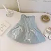 Vestido para Niña 2026 Otoño e Invierno Estilo Coreano Chaleco Acolchado Espeso para Niños Vestido de Princesa Camisa de Muñeca Conjunto de Dos Piezas