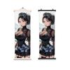 Pintura Decorativa de Póster Estilo Dulce Femenino Bidimensional Madera Maciza Estudio Arte Tela Dormitorio Sala de Estar Entrada de Apartamento Pintura Colgante