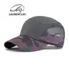 Gorra de Béisbol de Malla Camuflada de Secado Rápido para Hombres y Mujeres, Gorra Transpirable de Cinco Paneles para Verano, Gorra de Sombra para Protección Solar en Montañismo al Aire Libre, Deportes