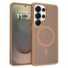 Funda para Teléfono Móvil Silver Shield Skin Feel Adecuada para Samsung S26Edge, Mate, Dos en Uno, Magnética, S26, Anti-Huellas Dactilares, Protectora