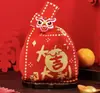 Bolsas de Navidad, Sobres Rojos, Bolsas Festivas para Envolver Regalos, Bolsas Tejidas de Mano, Bolsas de Regalo para Dama de Honor, Bolsas de Mano para Mujer
