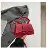Bolso Cruzado de Hombro Único Tejido a Cuadros de Moda al por Mayor para Mujer, Bolso de Mano Cuadrado Pequeño Versátil Estilo Invierno Nuevo