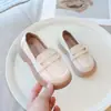 Mocasines para niñas, nueva colección primavera/otoño 2026, zapatos de vestir estilo JK, estilo británico, adecuados para actividades escolares, zapatos de cuero negros para niños