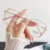 Nuevas Gafas Ultraligeras Anti-Luz Azul para Mujeres con Rostros Grandes, Marco de Gafas con Efecto Adelgazante y para Rostro Plano para Hombres, Que Pueden Equiparse con Marcos para Gafas de Prescripción
