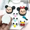 Dibujos animados tridimensionales Mickey pato PVC caucho suave accesorios DIY funda de teléfono móvil agujeros zapatos decoración de refrigerador material al por mayor