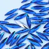 Rhinestones acrílicos con forma de gota de agua de 4*15 mm con base plana, sin agujeros, para fundas de teléfono DIY, ropa, zapatos, accesorios y decoraciones de manualidades