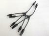 Adaptador MC4 tipo Y 3 a 1, conector de 4 vías, conector de cable de 3 paneles solares paralelos MC4