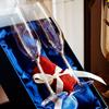 Copa de vino tinto de cristal de alta calidad, copa de vino para el hogar con juego de decantador con taladro, portavasos de estilo europeo
