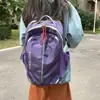 Mochila de senderismo y montañismo para exteriores de color dopamina a bloques, multifuncional, bolsa de viaje, bolsa para portátil, bolso de hombro